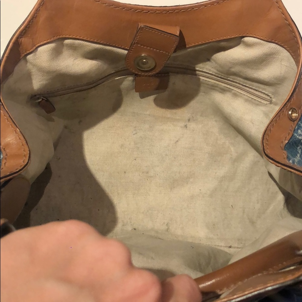 GUCCI medium denim Sukey Bag - Picture 3 of 8